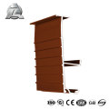 widely use wood grain aluminium door threshold plate profile